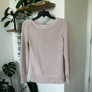 Baby pink Calvin Klein sweater
